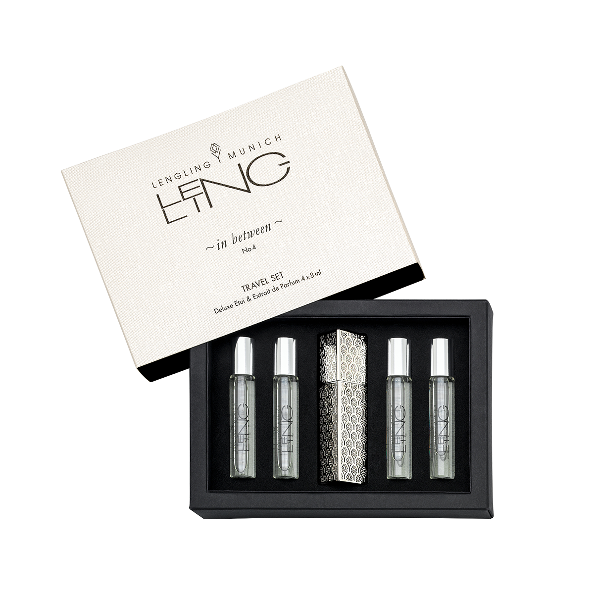 ~ in between ~ No 4 <br> Travel Set Etui 4x8ml
