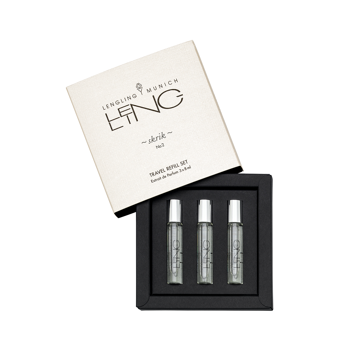 ~ skrik ~ No 2 <br> Travel Set Refill 3x8ml
